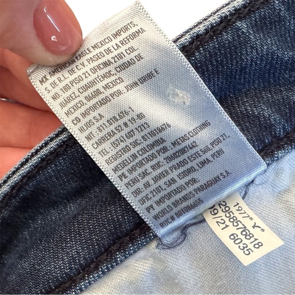 American Eagle jeans Men's Sz 29x32 29 blue original bootcut classic cabincore - Picture 7 of 16